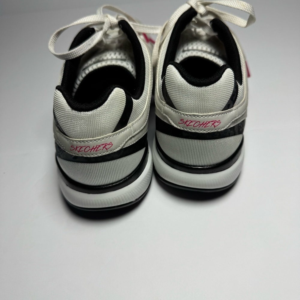 Skechers Air-Cooled Memory Foam Athletic Sneakers Women’s 9 Off White Pink - Picture 13 of 15